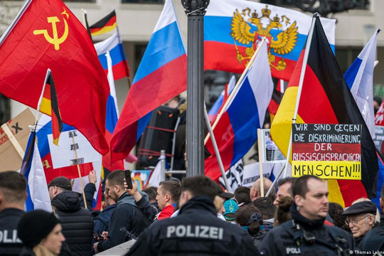 Nước Đức bị chia rẽ vì Nga, dân Đông Đức không muốn chịu khổ thay Ukraine