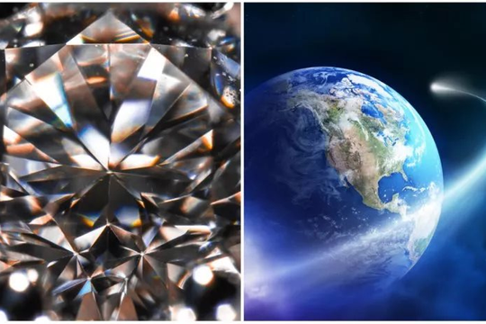 Giải mã viên kim cương siêu hiếm rơi xuống Trái đất từ 4,5 tỉ năm trước