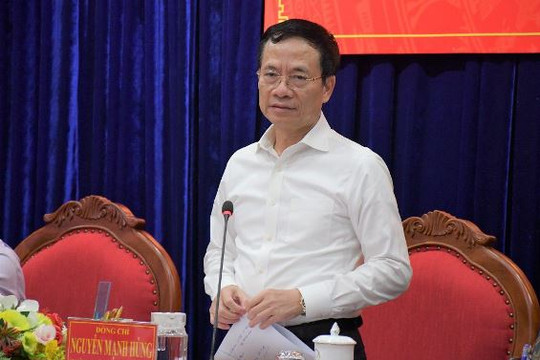 Bộ trưởng Nguyễn Mạnh Hùng: Chuyển đổi số phải tư duy theo hướng người dân được hưởng lợi