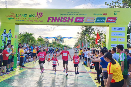 Lần đầu tiên, Long An có giải chạy Marathon 