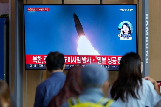 Triều Tiên lại phóng tên lửa đạn đạo