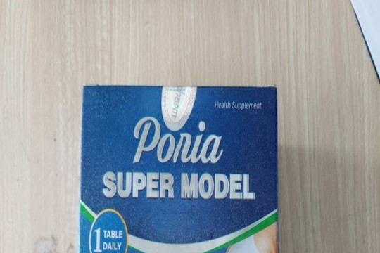 Phát hiện viên giảm cân Poria super model chứa chất cấm