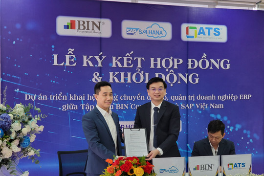 'Khởi động dự án triển khai giải pháp SAP S/4 HANA Cloud' giữa BIN Corporation, SAP và ATS Việt Nam