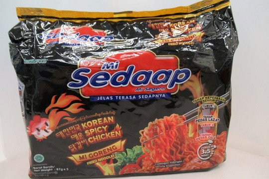 Nhiều loại mì ăn liền thương hiệu Mi Sedaap của Indonesia bị thu hồi 