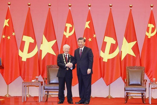 Trung Quốc trao Huân chương Hữu nghị cho Tổng bí thư Nguyễn Phú Trọng