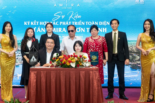 Lễ giới thiệu và ký kết phát triển dự án Amira Chơn Thành, Bình Phước