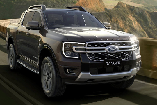 Ford Ranger có thêm phiên bản Platinum mới: Phong cách sang trọng, tăng sự tiện nghi