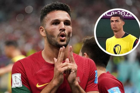 Goncalo Ramos lại dẫn dắt hàng công Bồ Đào Nha dù Ronaldo ghi bàn vào lưới Ma Rốc ở World Cup 2018?