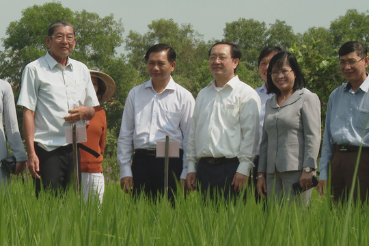 Bộ trưởng KH-CN Huỳnh Thành Đạt làm việc với tỉnh Sóc Trăng