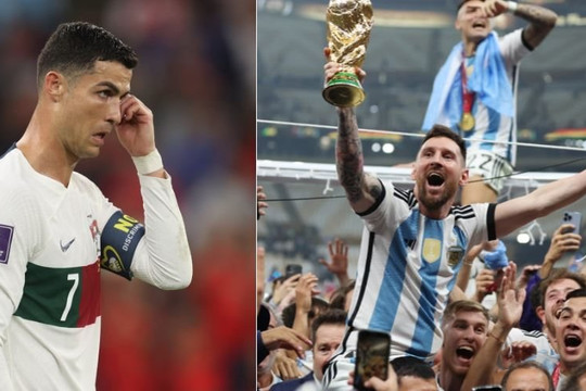 Cristiano Ronaldo im hơi lặng tiếng khi Messi dẫn dắt Argentina vô địch World Cup 2022