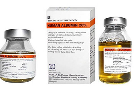 Bộ Y tế yêu cầu phải đảm bảo dịch truyền Albumin và Globulin
