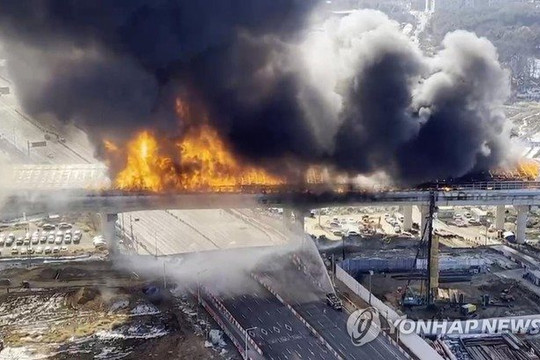 Cháy hầm cao tốc ở Hàn Quốc, nhiều người tử vong 