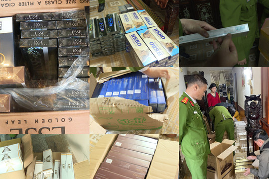 Phát hiện, thu giữ hơn 6.500 bao thuốc lá lậu tại Huế