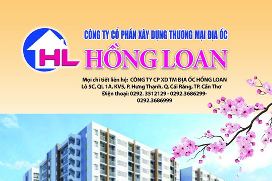 Công ty Cổ phần Xây dựng Thương mại Địa ốc Hồng Loan chúc mừng xuân Quý Mão 2023