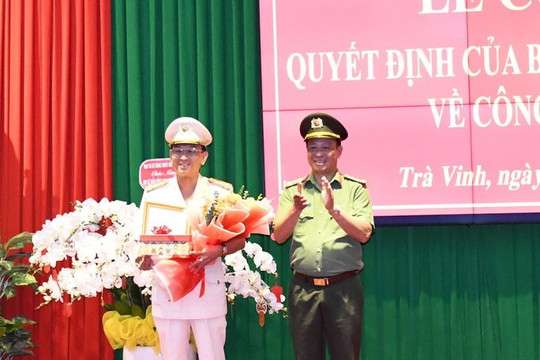 Trưởng công an quận 3, TP.HCM được điều động làm Phó giám đốc công an tỉnh Trà Vinh 