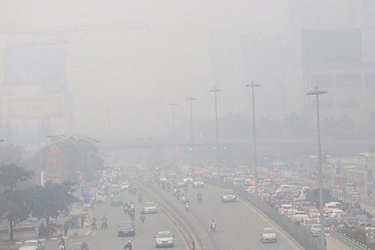 Hà Nội và các tỉnh lân cận là khu vực có nồng độ PM2.5 cao