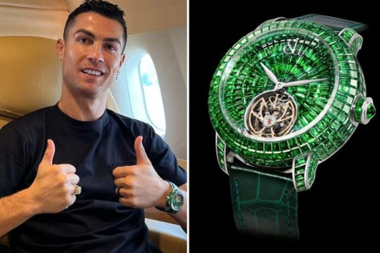 Ronaldo được tặng đồng hồ Jacob & Co độc nhất vô nhị hơn 18 tỉ đồng 