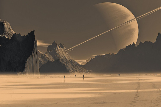 Giấc mơ định cư trên mặt trăng của sao Thổ: Đầy rẫy bạo lực vũ trụ