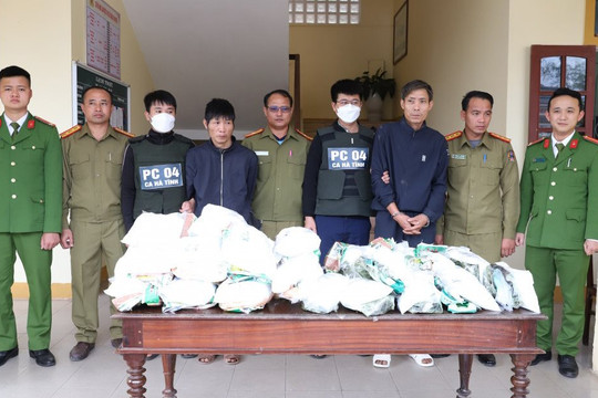 Phá đường dây vận chuyển ma túy từ Lào về Việt Nam