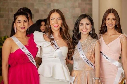 Hoa hậu Nguyễn Thanh Hà rạng rỡ nhập cuộc Miss Eco International 2023