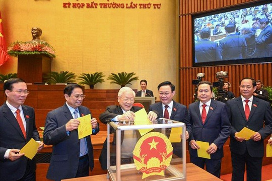 Video Tân Chủ tịch nước Võ Văn Thưởng tuyên thệ nhậm chức
