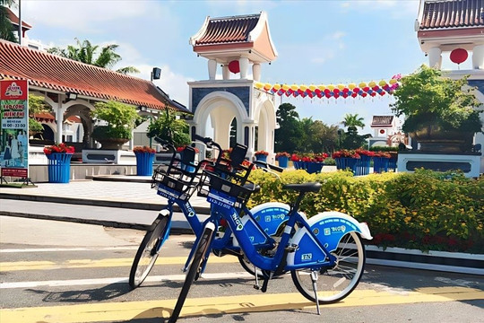 Xe đạp công cộng tại Đà Nẵng sẽ có thiết bị sạc và bộ thu năng lượng mặt trời
