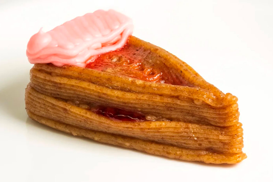 Độc đáo chiếc bánh pho mát được in bằng công nghệ 3D 