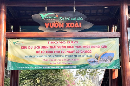Đồng Nai: Khu du lịch sinh thái Vườn Xoài tạm thời đóng cửa