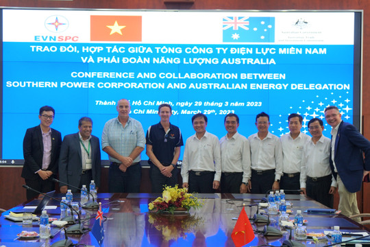 EVNSPC trao đổi hợp tác năng lượng với các doanh nghiệp Australia