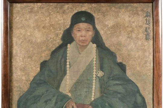Do sự cố kỹ thuật, tranh ‘Chân dung mẹ tôi’ của họa sĩ Nguyễn Nam Sơn không bán được giá như kỳ vọng