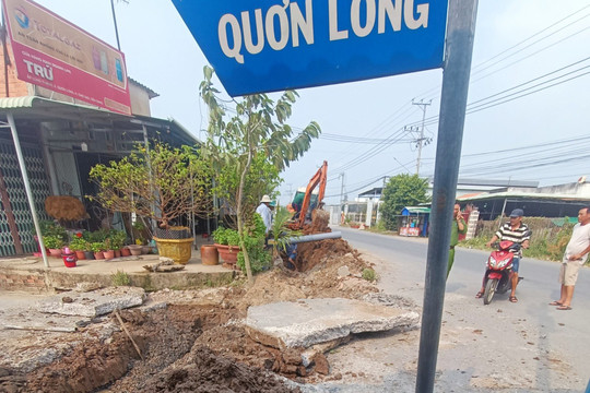 Tiền Giang: Đình chỉ công trình không phép do UBND xã Quơn Long thực hiện