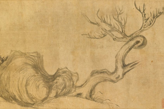 Bức họa chỉ vẽ cây và đá của Trung Quốc được bán giá 59 triệu USD
