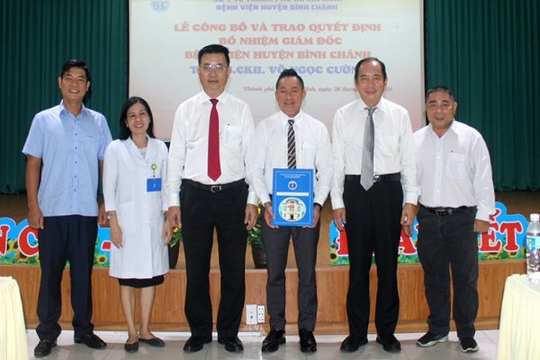 TP.HCM: Bác sĩ Võ Ngọc Cường được bổ nhiệm làm Giám đốc Bệnh viện huyện Bình Chánh