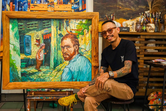 Trần Trung Lĩnh và triển lãm 'Van Gogh ở Sài Gòn'
