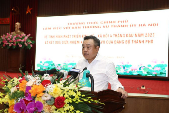 Lãnh đạo Hà Nội kiến nghị với Thủ tướng hàng loạt vấn đề quan trọng