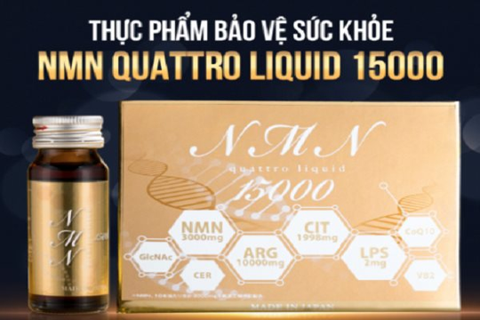 Bộ Y tế cảnh báo không nên mua thực phẩm chức năng Ginseng Slim và NMN Quattro liquid 15000