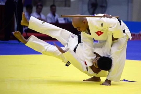 Judo Việt Nam chiếm vị trí số 1 SEA Games 32 với 8 HCV