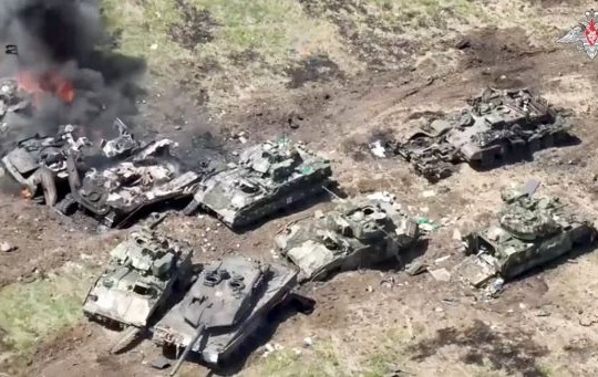 Nga tuyên bố tiêu diệt được nhiều xe tăng Leopard