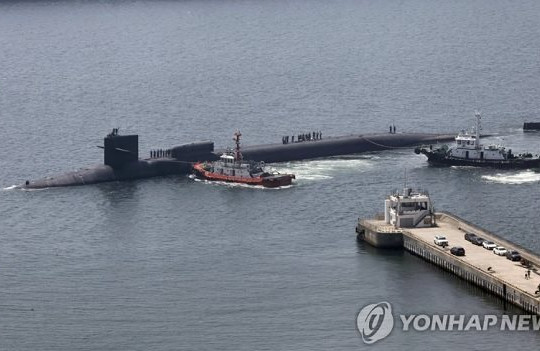 Tàu ngầm hạt nhân Mỹ cập cảng Hàn Quốc nhằm tăng cường hiện diện của vũ khí chiến lược