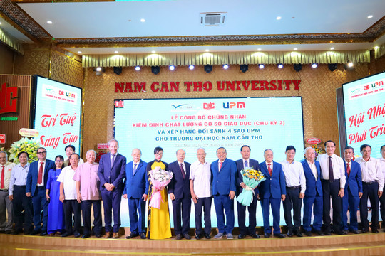 Trường đại học Nam Cần Thơ được xếp hạng đối sánh 4 sao UPM