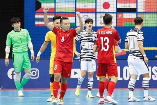 Việt Nam chung bảng với Hàn Quốc tại vòng loại futsal châu Á
