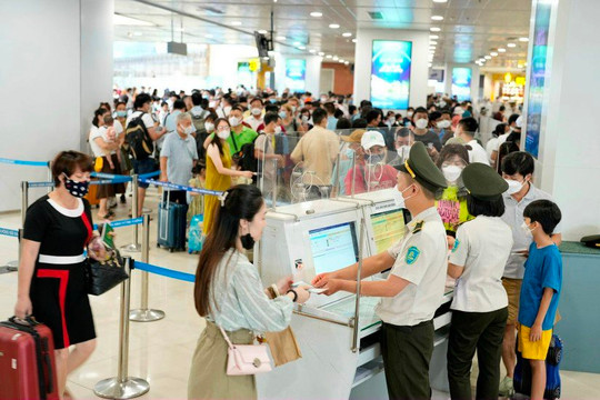 Tiếp tục thí điểm xác thực sinh trắc học tại 2 sân bay Cát Bi, Phú Bài đến ngày 31.8