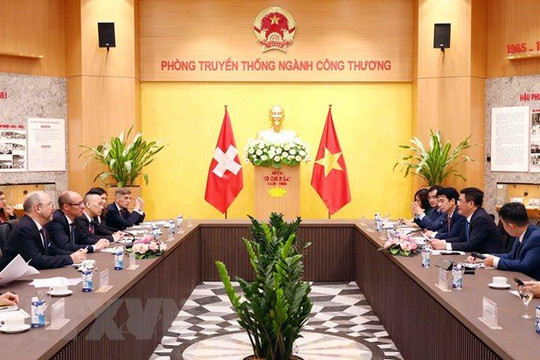 Việt Nam - Thụy Sĩ thúc đẩy hợp tác đổi mới sáng tạo và kinh tế xanh