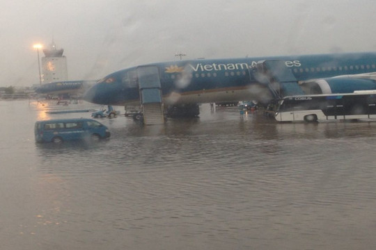 Nhiều sân bay ở miền Bắc sắp bị ảnh hưởng bởi bão số 1