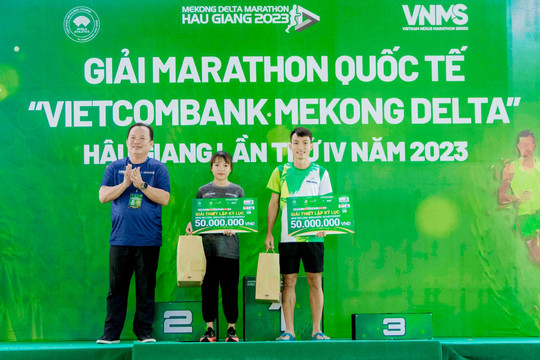 Nhiều kỷ lục được xác lập tại Giải marathon quốc tế Hậu Giang 2023