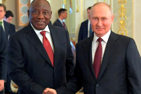 Tổng thống Nam Phi nói bắt ông Putin đồng nghĩa tuyên chiến với Nga 