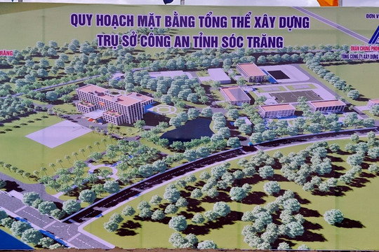 Hơn 400 tỉ đồng đầu tư xây dựng trụ sở Công an tỉnh Sóc Trăng