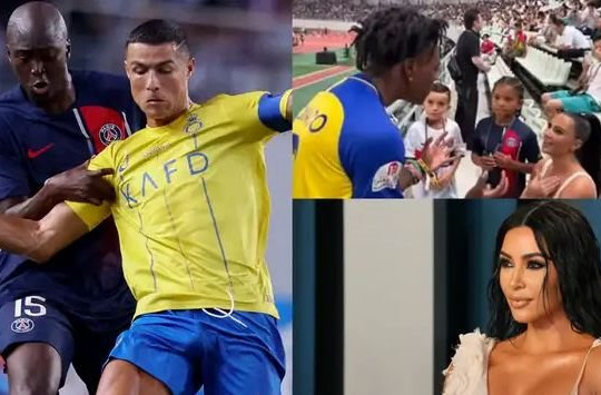 Vừa xem Messi tỏa sáng, Kim Kardashian và IShowSpeed đến Nhật theo dõi Ronaldo đấu PSG