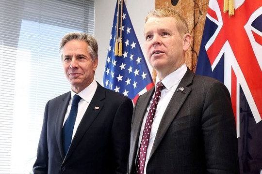 Ngoại trưởng Mỹ mời New Zealand tham gia AUKUS