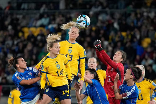World Cup nữ 2023: Thụy Điển trở thành đội thứ 3 vượt vòng bảng